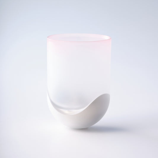 樹脂は桜をイメージしたピンク色のグラデーション（艶消し）で、鋳鉄はシルバー色／SESEKI ／SE-SM-G-18（色：シルバー／マット／桜ピンクグラデ）